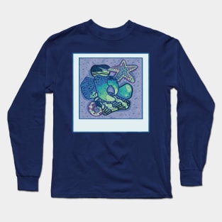 Seashells and crab claw Long Sleeve T-Shirt